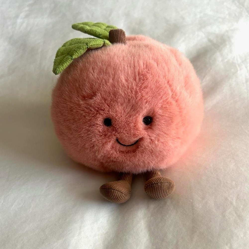 Amuseables Peach Jellycat - Brand New - Authentic
